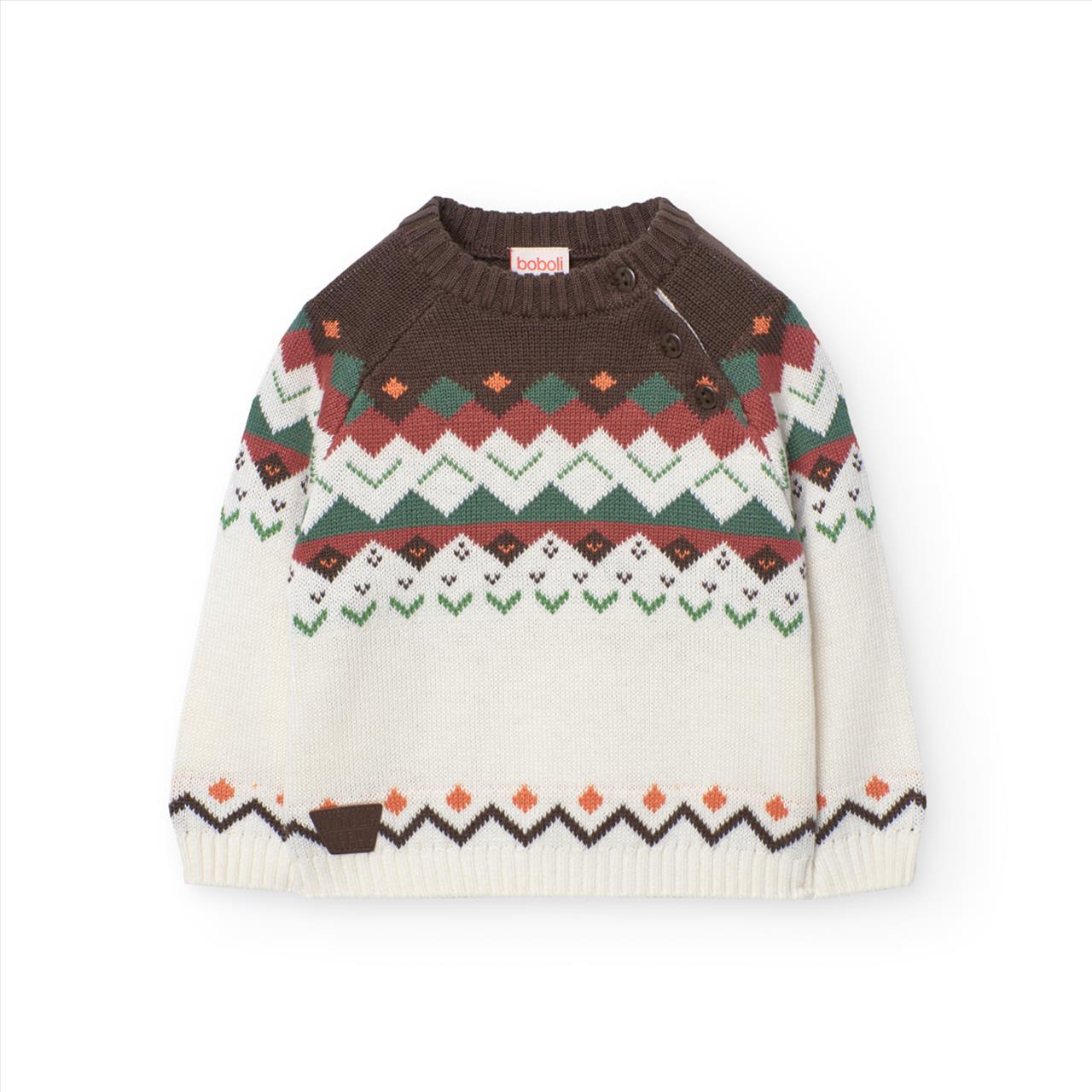 BOBOLI Long sleeve knitted sweater339083