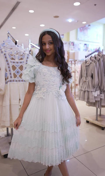 Turquoise Princess Dress 1508068