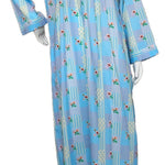 Women's long-sleeved cotton dress with zipper 25-28-B-3