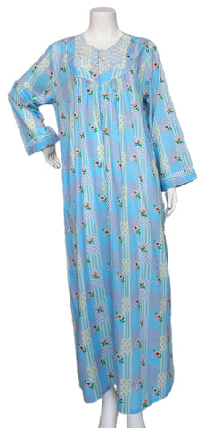 Women's long-sleeved cotton dress with zipper 25-28-B-3