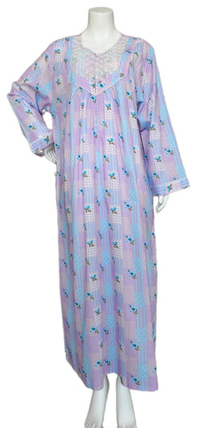 Women's long-sleeved cotton dress with zipper 25-28-B-2