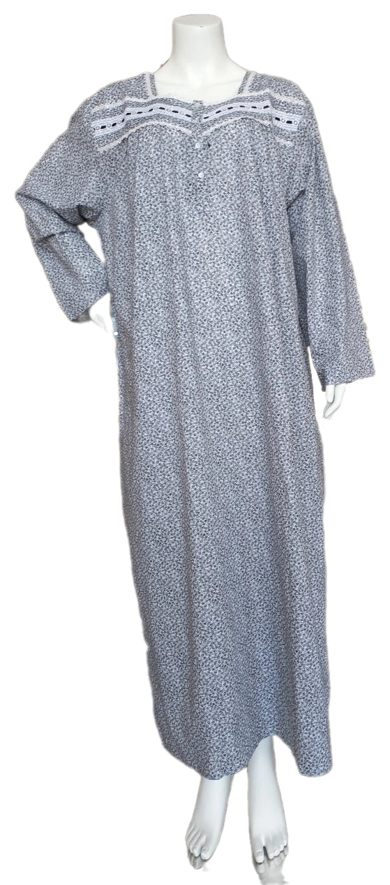 Women's long-sleeved cotton dress 25-24-B-3