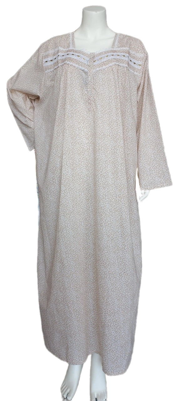 Women's long-sleeved cotton dress 25-24-B-1