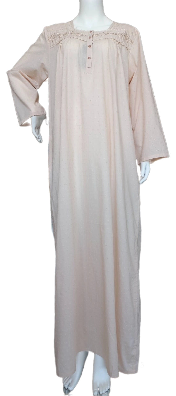 Women's long-sleeved cotton dress 25-33-B-1