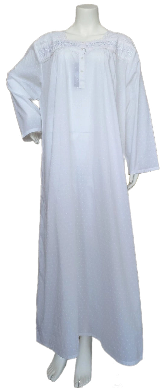 Women's long-sleeved cotton dress 25-33-B-2