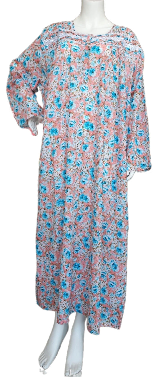Women's long-sleeved cotton dress 25-36-B-1