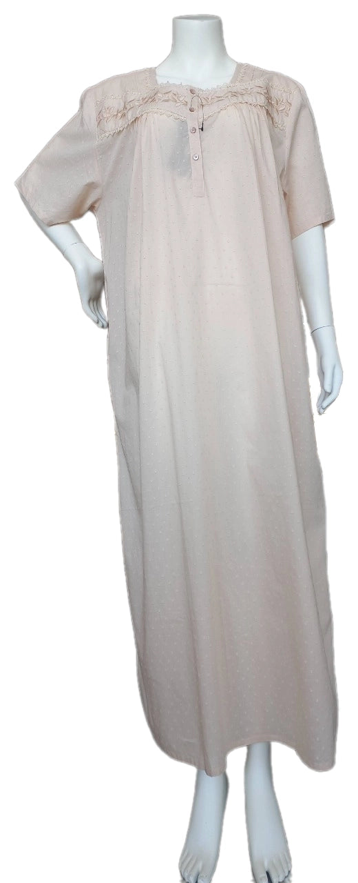 Women's half-sleeve cotton dress 25-32-A-1