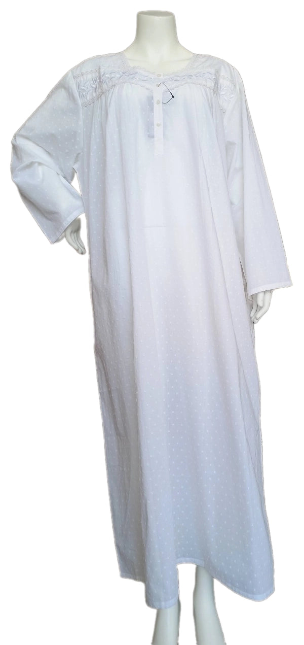 Women's long-sleeved cotton dress 25-32-B-2