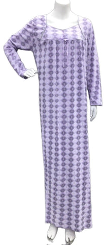 Women's long-sleeved cotton dress VIOLET 1515