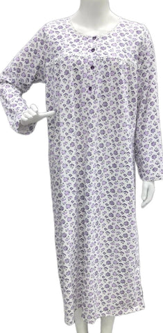 Women's long-sleeved cotton dress VIOLET 57