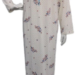Women's long-sleeved cotton dress BLUE 538