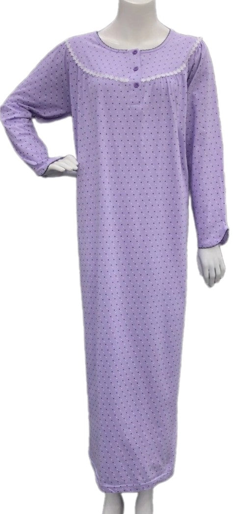 Women's long-sleeved cotton dress 201