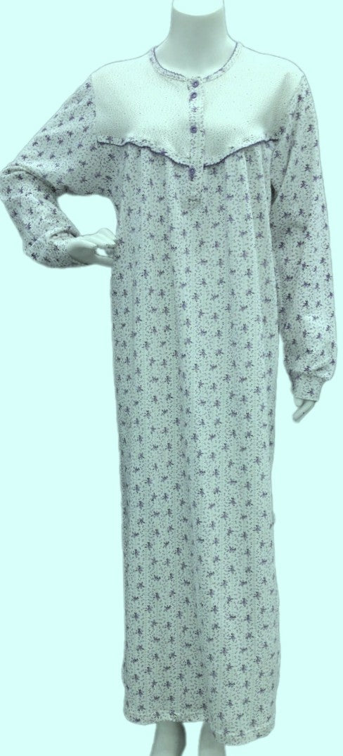Women's long-sleeved cotton dress 806