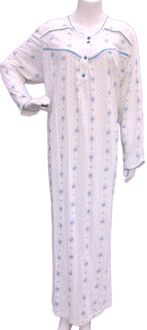 Women's long-sleeved cotton dress 132