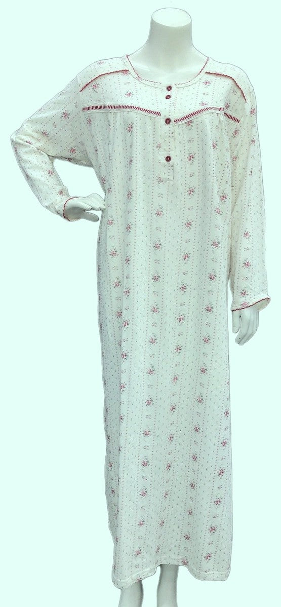 Women's long-sleeved cotton dress 132