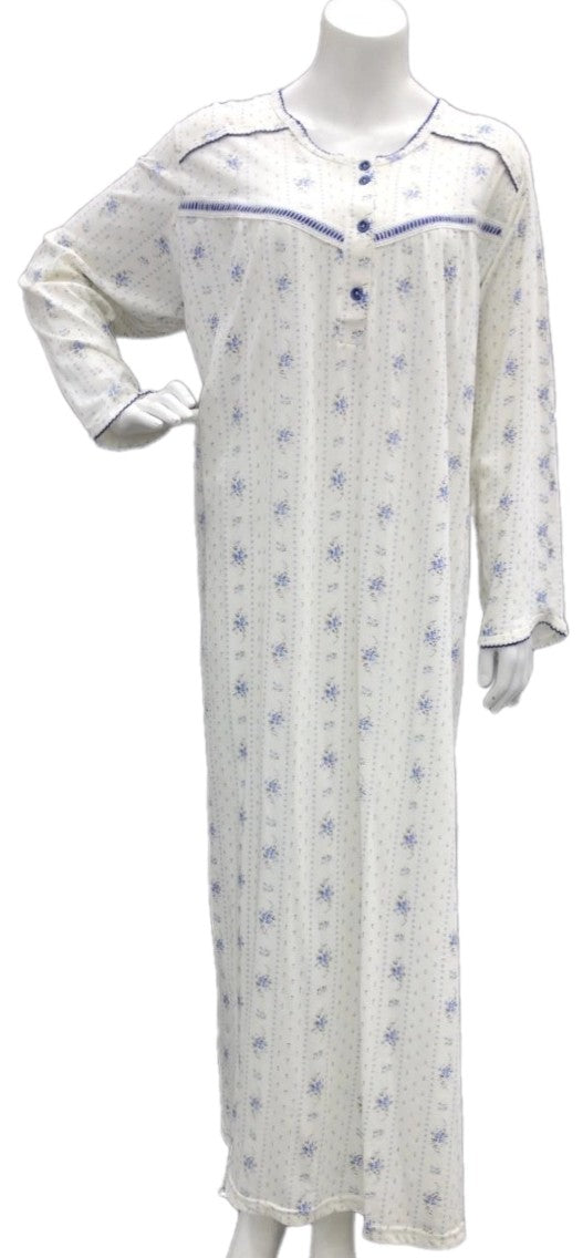 Women's long-sleeved cotton dress 132