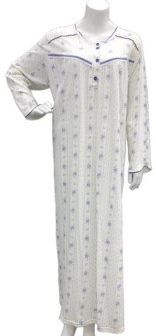 Women's long-sleeved cotton dress 132