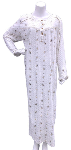 Women's long-sleeved cotton dress 132