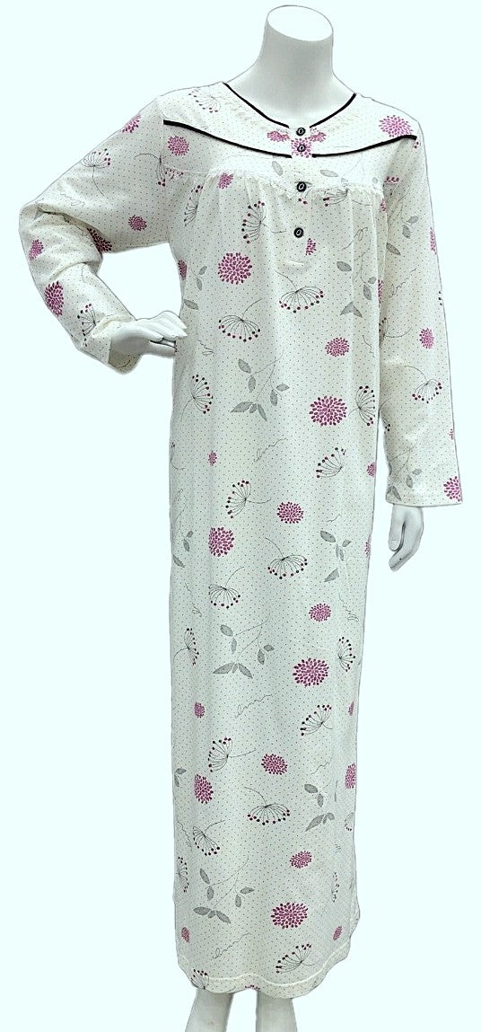 Women's long-sleeved cotton dress 1514