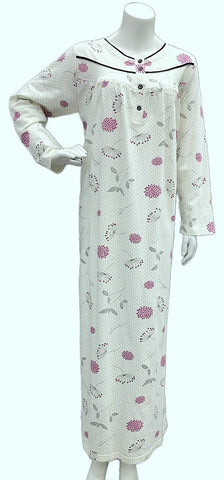 Women's long-sleeved cotton dress 1514