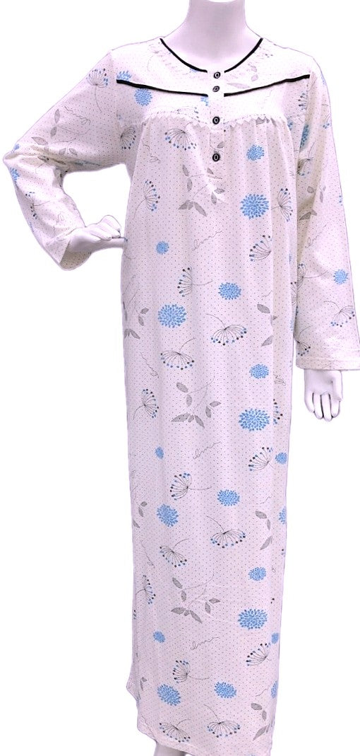 Women's long-sleeved cotton dress 1514