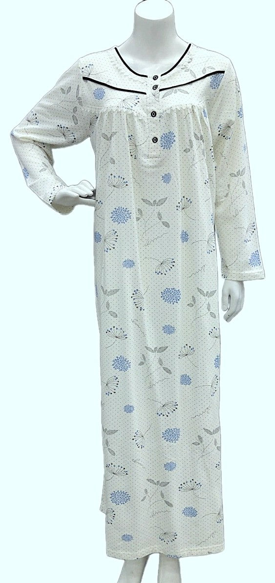 Women's long-sleeved cotton dress 1514