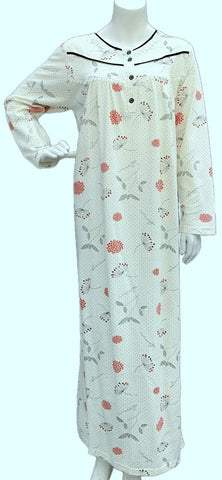 Women's long-sleeved cotton dress 1514