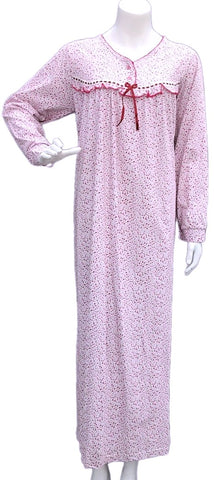 Women's long-sleeved cotton dress 112
