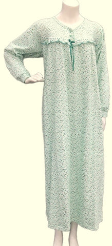 Women's long-sleeved cotton dress112