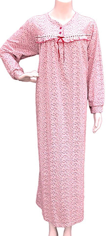 Women's long-sleeved cotton dress 112