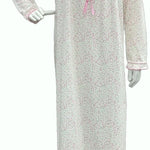 Women's long-sleeved cotton dress PINK 110