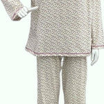 PAJAMA LONG SLEEVE MAROON 115