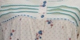 Women's long-sleeved cotton dress BLUE 538