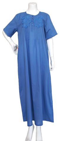 Cool summer cotton dress, half sleeve 25-02-A-1