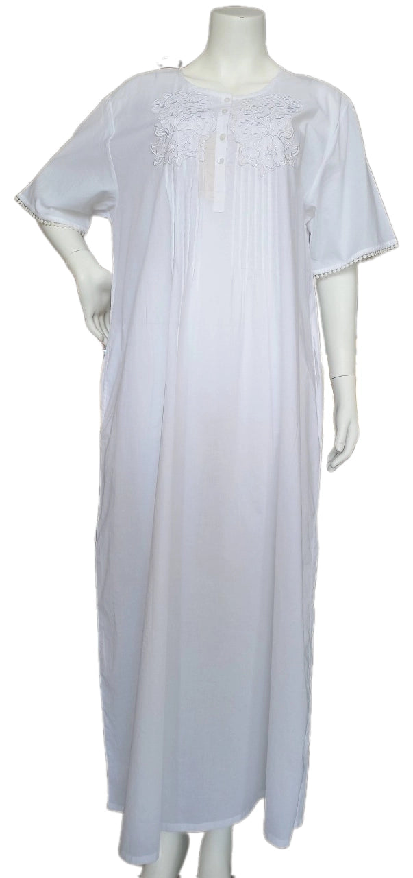 Cool summer cotton dress, half sleeve 25-02-A-3