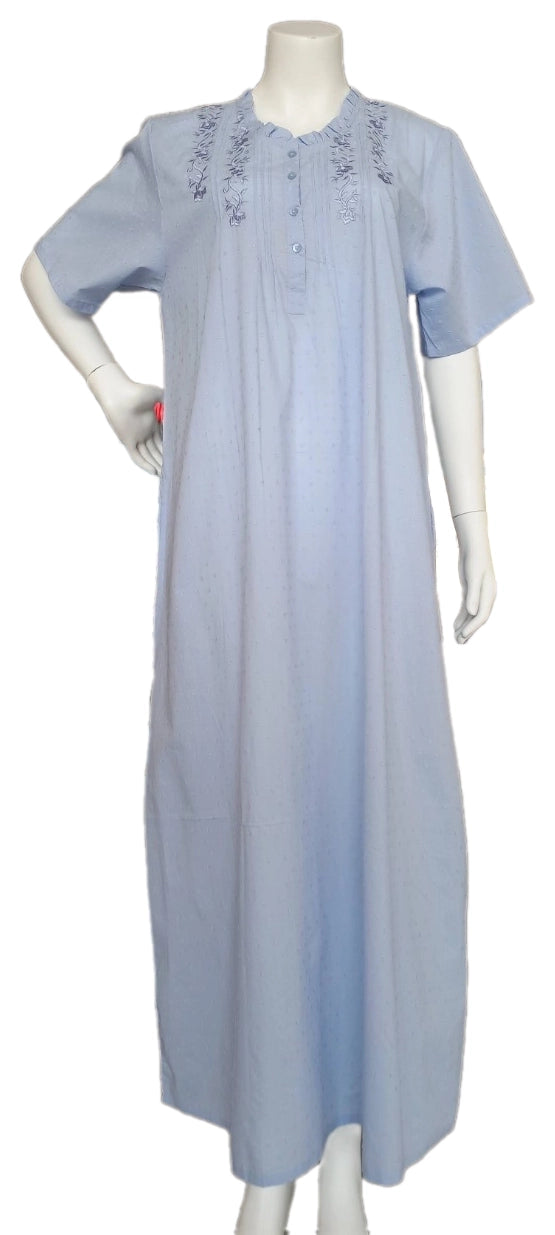 Cool summer cotton dress, half sleeve 25-12-A-1