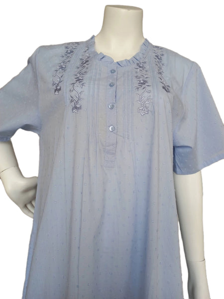 Cool summer cotton dress, half sleeve 25-12-A-1