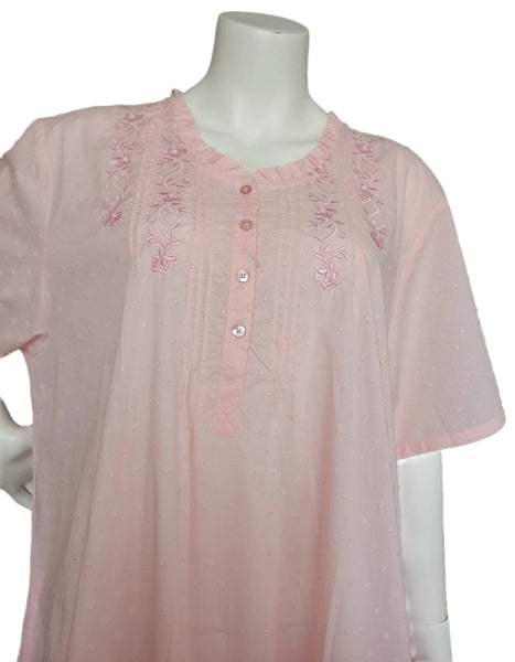 Cool summer cotton dress, half sleeve 25-12-A-2