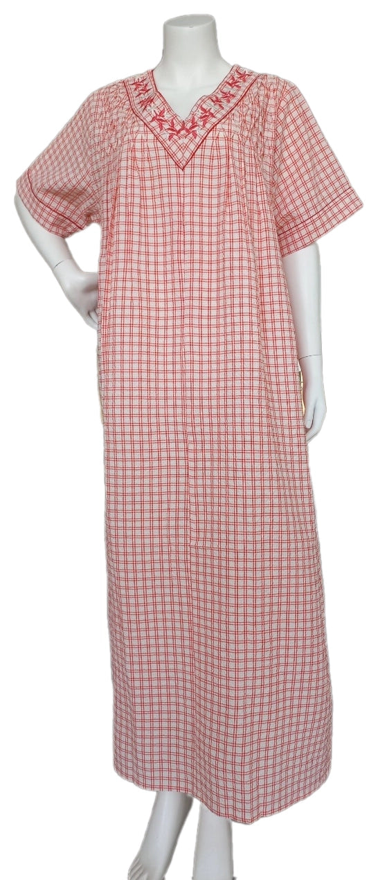 Cool summer cotton dress, half sleeve 25-11-A-3