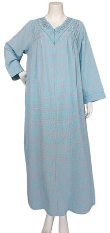 Cool summer cotton dress, long sleeve 25-11-B-2