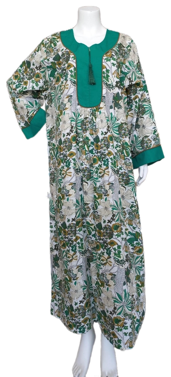 Women's Cotton Floral Zip-Up Shirt 1818