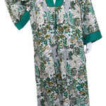 Women's Cotton Floral Zip-Up Shirt 1818