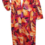 Women's Cotton Floral Long Zip Shirt 1831