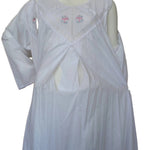 SOFT WHISPERS ' Two-piece postpartum reception dress 5554