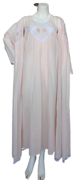 SOFT WHISPERS ' Two-piece postpartum reception dress 5554