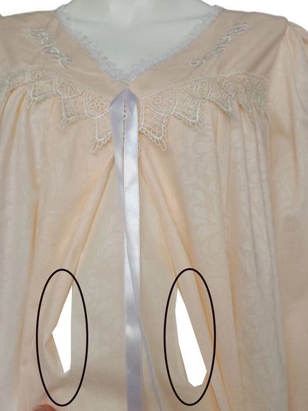 Soft cotton long sleeve reception piece 2224(PEACH)