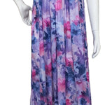 Floral Satin Ballet Nightgown(LONG) 9030