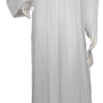 Soft cotton long sleeve reception piece 2228(WHITE)