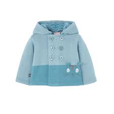 Boboli Baby's Tricot Jacket with Hood Light Blue109123
