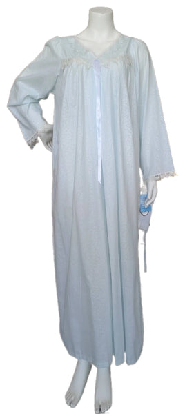 Soft cotton long sleeve reception piece 2224 (BLUE)